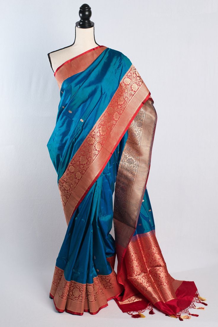 Silk Mark Certified Katan Banarasi Saree in…