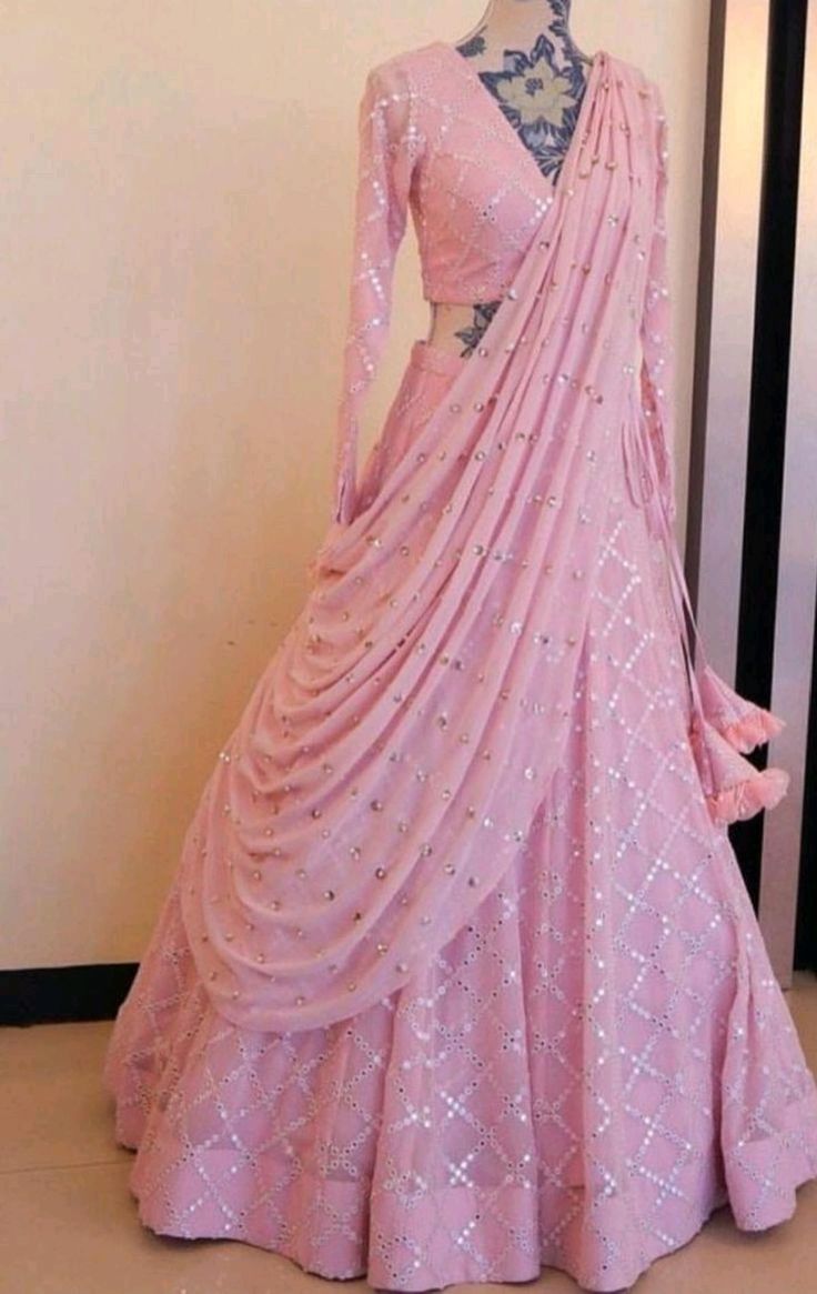 beautiful pink lehnga_lehnga for wedding